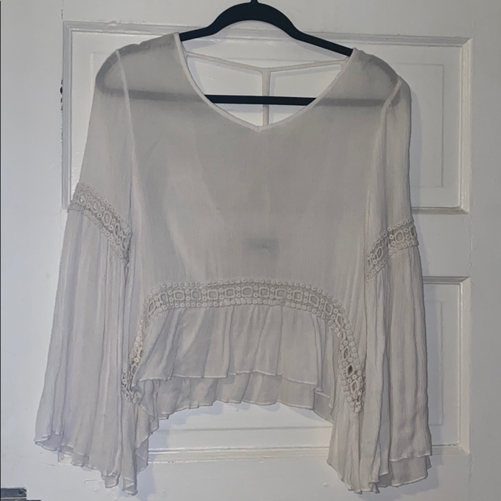 flowy long sleeve w open back